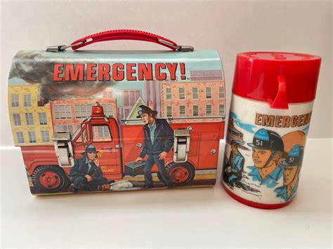 Emergency! Station 51 Aladdin Dome Metal Lunch Box NO 